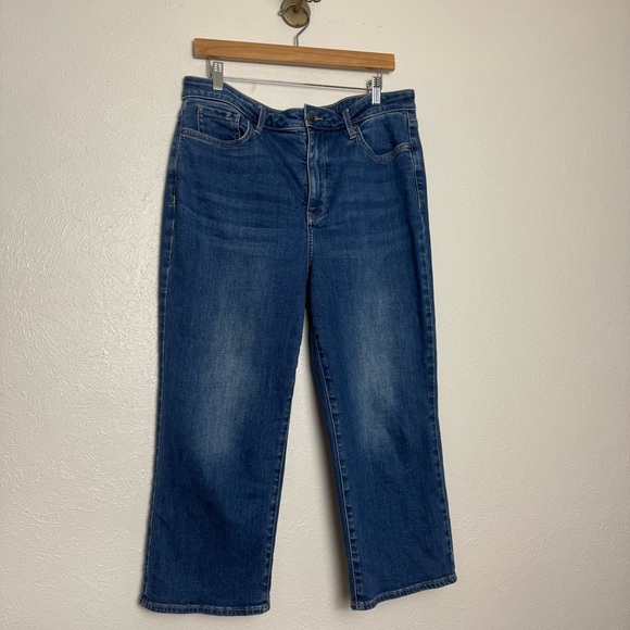 NYDJ Cropped Joni Capri Blue‎ Jeans - Picture 8 of 10